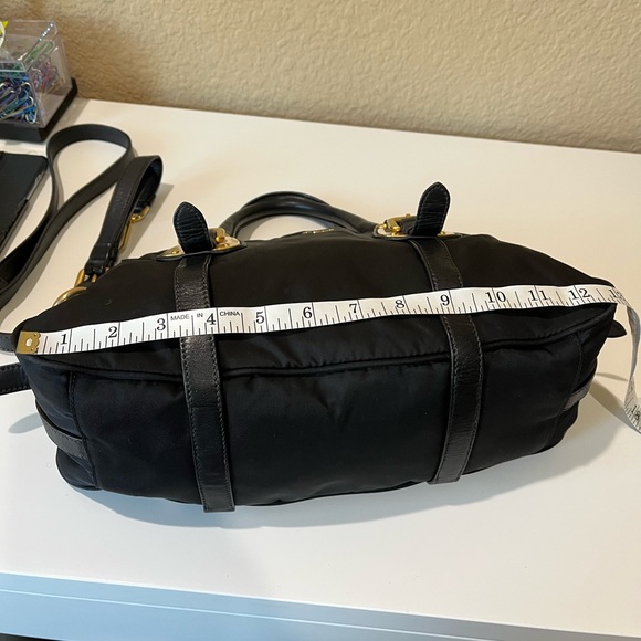 PRADA Black Nylon 2Way Bag - Picture 7 of 16